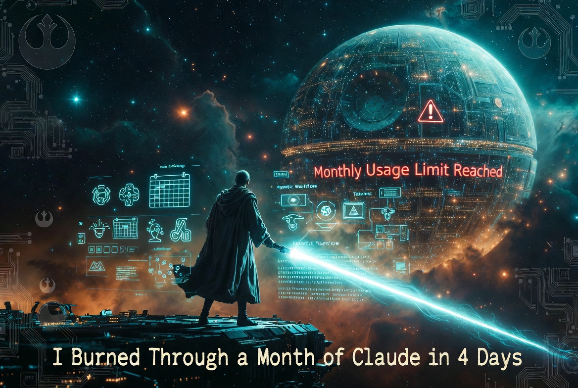 Burned Through a Month of Claude in 4 Days And Accidentally Reenacted Star Wars